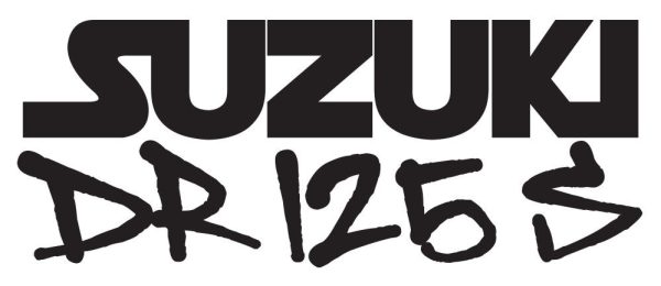 Sticker Autocollant suzuki dr125 s moto MT60