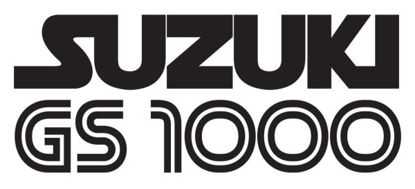 Sticker Autocollant suzuki gs 1000 moto MT29