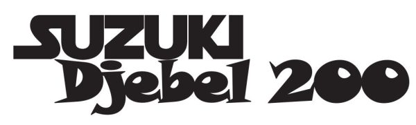 Sticker Autocollant suzuki djebel 200 moto MT24