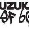 Sticker Autocollant suzuki gsf 600 moto MT33